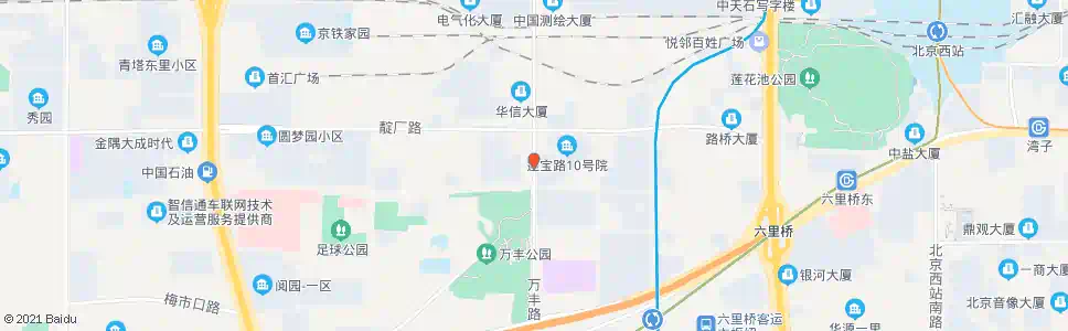 北京莲宝路口南_公交站地图_北京公交_妙搜公交查询2025