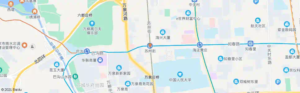 北京苏州街站_公交站地图_北京公交_妙搜公交查询2025