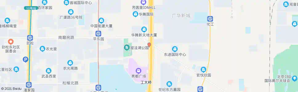 北京窑洼湖桥_公交站地图_北京公交_妙搜公交查询2025