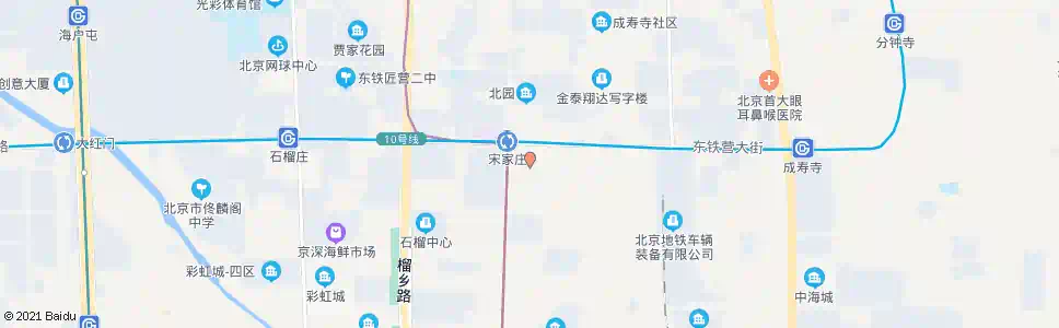 北京宋家庄枢纽站_公交站地图_北京公交_妙搜公交查询2025