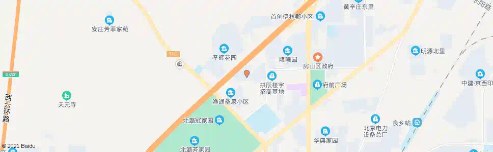 北京渔儿沟村_公交站地图_北京公交_妙搜公交查询2025
