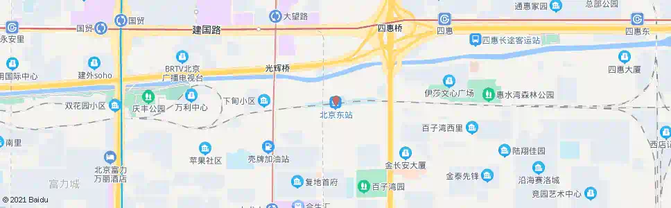 北京开放路口东_公交站地图_北京公交_妙搜公交查询2025