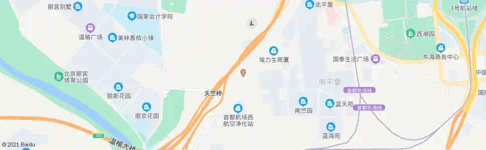 北京天竺西站_公交站地图_北京公交_妙搜公交查询2025