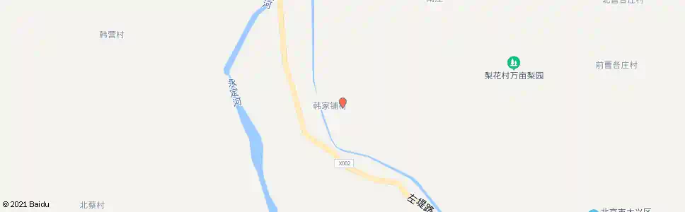 北京韩家铺南站_公交站地图_北京公交_妙搜公交查询2025