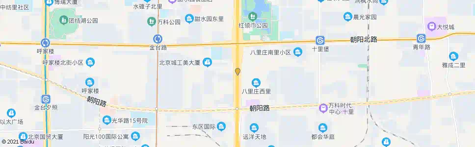 北京红领巾桥南_公交站地图_北京公交_妙搜公交查询2025