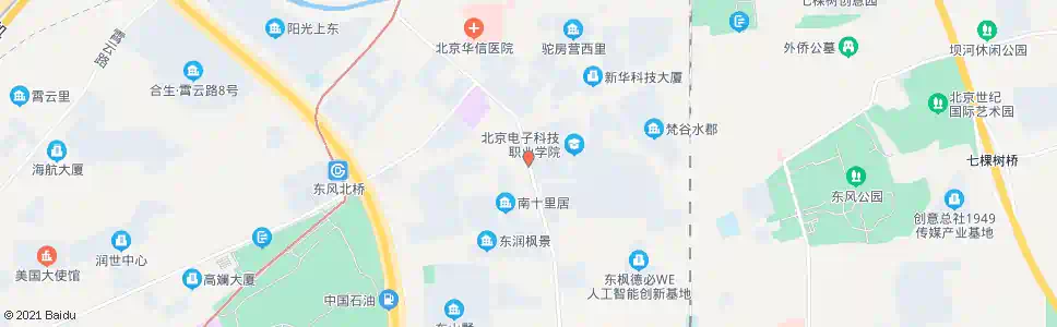 北京南十里居北站_公交站地图_北京公交_妙搜公交查询2025