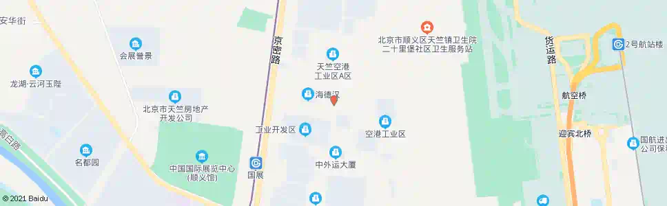 北京空港a区_公交站地图_北京公交_妙搜公交查询2025