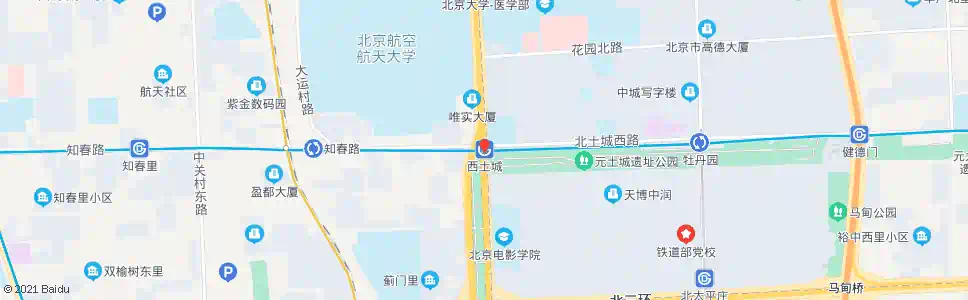 北京西土城站_公交站地图_北京公交_妙搜公交查询2025