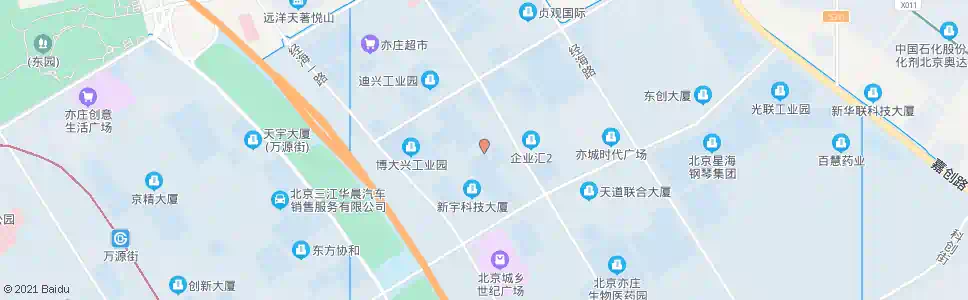 北京科创四街_公交站地图_北京公交_妙搜公交查询2025