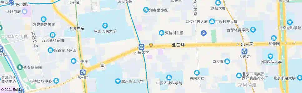 北京四通桥东_公交站地图_北京公交_妙搜公交查询2025