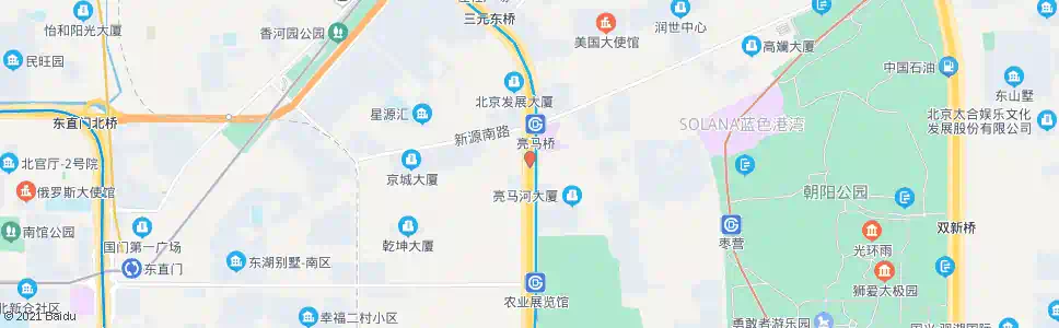 北京燕莎桥南_公交站地图_北京公交_妙搜公交查询2025