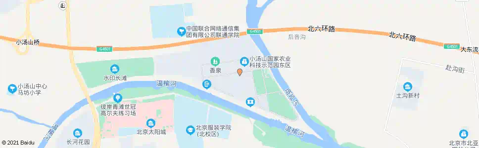 北京小汤山现代农业示范园_公交站地图_北京公交_妙搜公交查询2025
