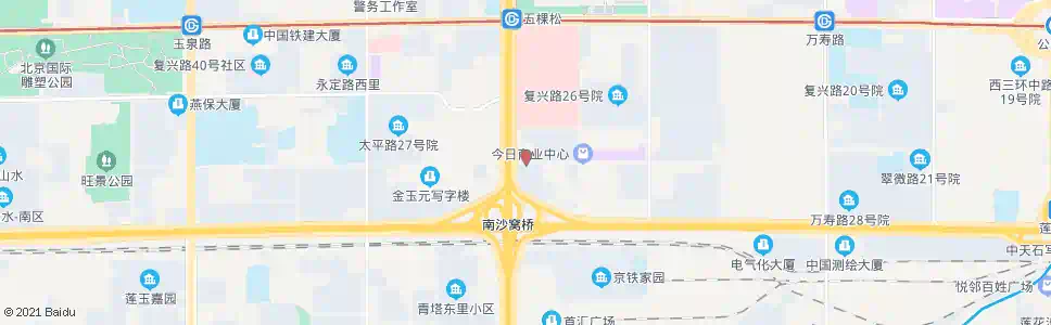 北京沙窝桥东_公交站地图_北京公交_妙搜公交查询2025