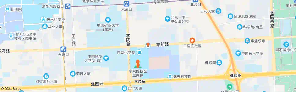 北京北京科技大学北门_公交站地图_北京公交_妙搜公交查询2025