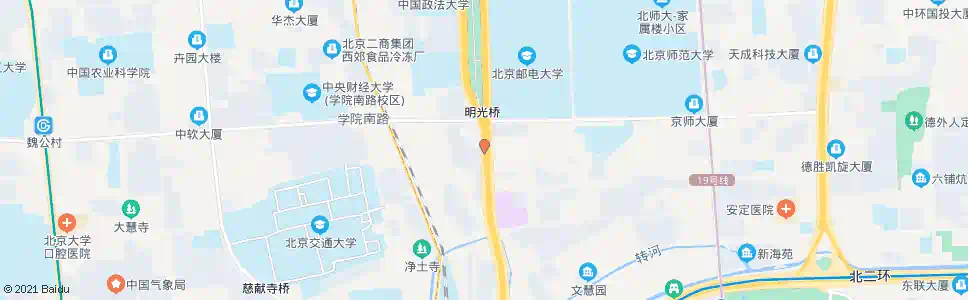 北京明光桥南_公交站地图_北京公交_妙搜公交查询2025