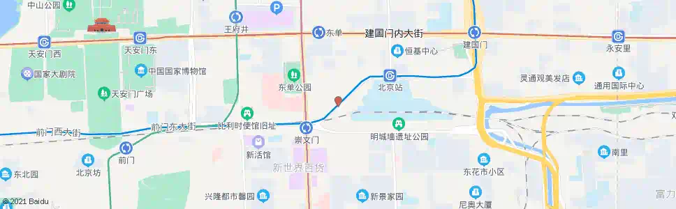 北京北京站西街西口_公交站地图_北京公交_妙搜公交查询2025