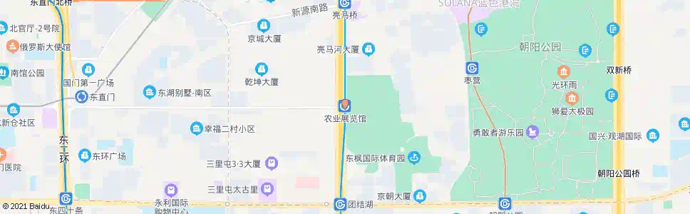 北京农业展览馆站_公交站地图_北京公交_妙搜公交查询2025