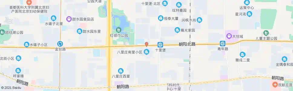 北京八里庄南里_公交站地图_北京公交_妙搜公交查询2025