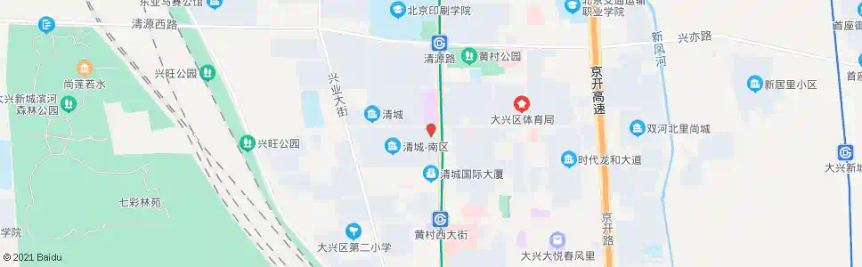 北京大兴行政中心_公交站地图_北京公交_妙搜公交查询2025