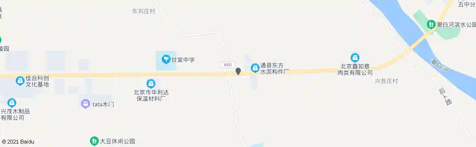 北京甘棠桥_公交站地图_北京公交_妙搜公交查询2025