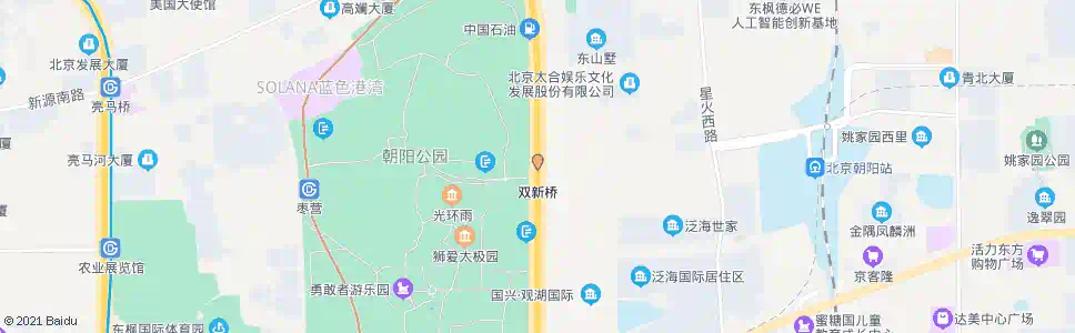 北京大山庄_公交站地图_北京公交_妙搜公交查询2025