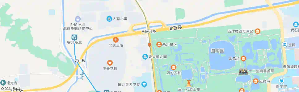 北京小清河_公交站地图_北京公交_妙搜公交查询2025