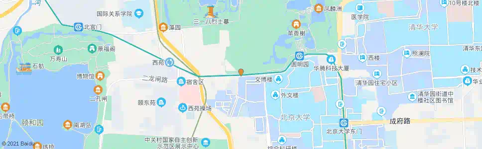 北京颐和园路东口_公交站地图_北京公交_妙搜公交查询2025