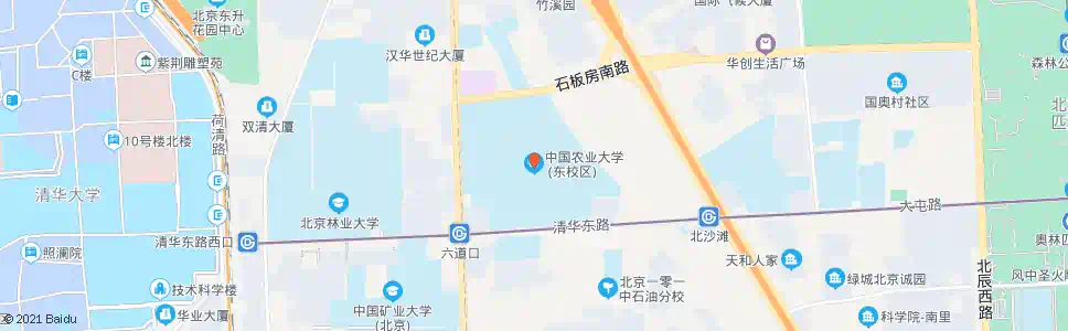 北京中国农业大学东校区_公交站地图_北京公交_妙搜公交查询2025