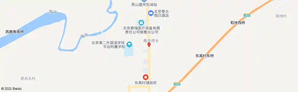 北京东高村(拥军路)_公交站地图_北京公交_妙搜公交查询2025