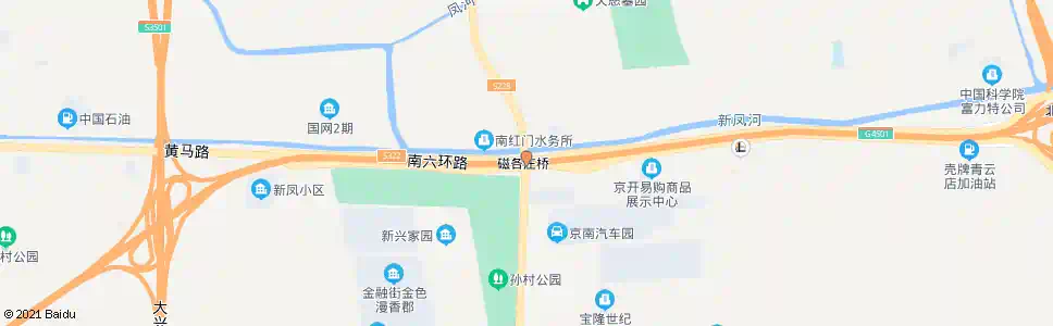 北京磁各庄桥_公交站地图_北京公交_妙搜公交查询2025