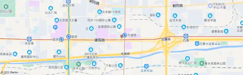 北京大望路站_公交站地图_北京公交_妙搜公交查询2025