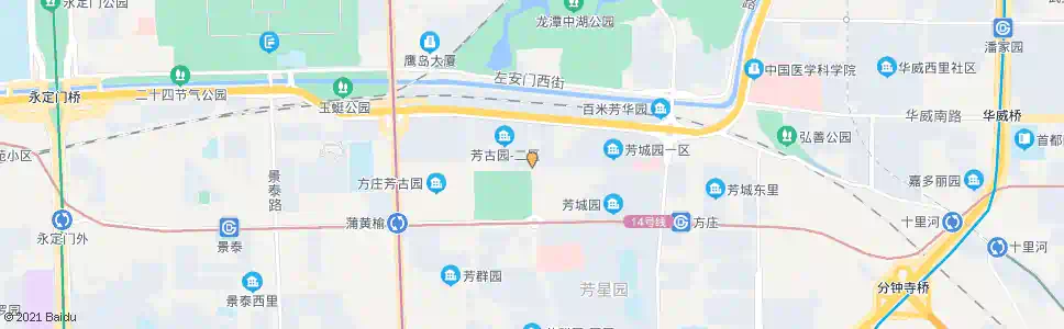 北京方庄北口_公交站地图_北京公交_妙搜公交查询2025