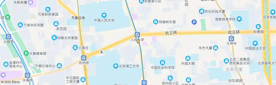 北京四通桥南_公交站地图_北京公交_妙搜公交查询2025