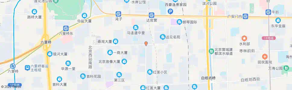北京红莲中里_公交站地图_北京公交_妙搜公交查询2025