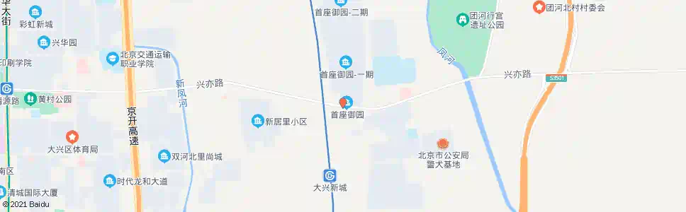 北京首座御园_公交站地图_北京公交_妙搜公交查询2025