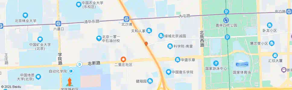北京南沙滩_公交站地图_北京公交_妙搜公交查询2025