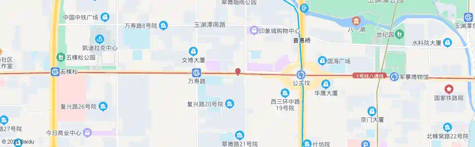 北京翠微路口_公交站地图_北京公交_妙搜公交查询2025
