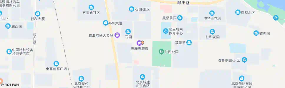 北京石园市场_公交站地图_北京公交_妙搜公交查询2025