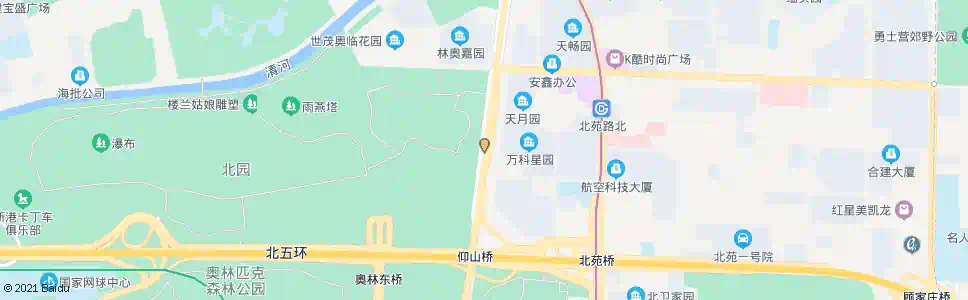 北京仰山桥北_公交站地图_北京公交_妙搜公交查询2025