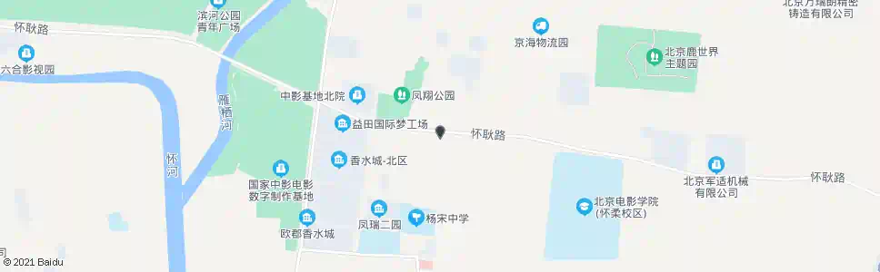 北京杨宋庄_公交站地图_北京公交_妙搜公交查询2025