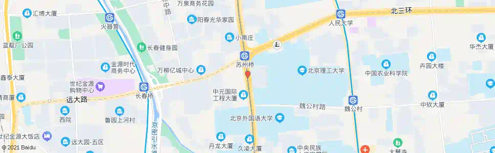 北京苏州桥南_公交站地图_北京公交_妙搜公交查询2025