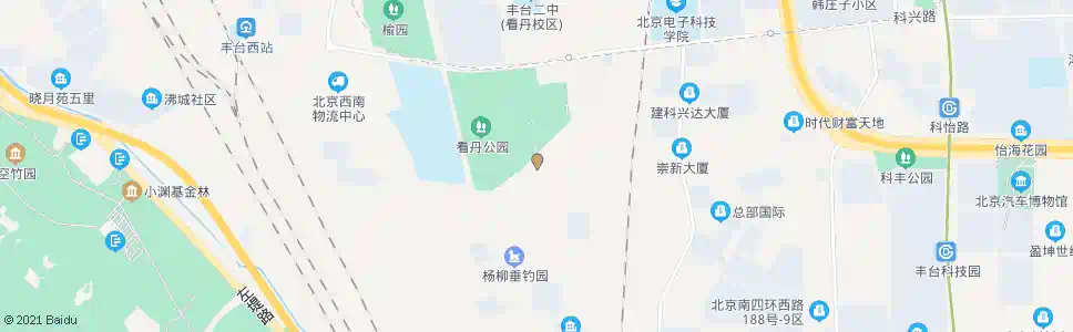 北京杨树庄_公交站地图_北京公交_妙搜公交查询2025