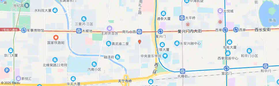 北京真武庙_公交站地图_北京公交_妙搜公交查询2025