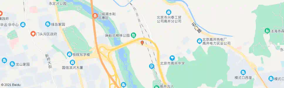 北京麻峪北口_公交站地图_北京公交_妙搜公交查询2025