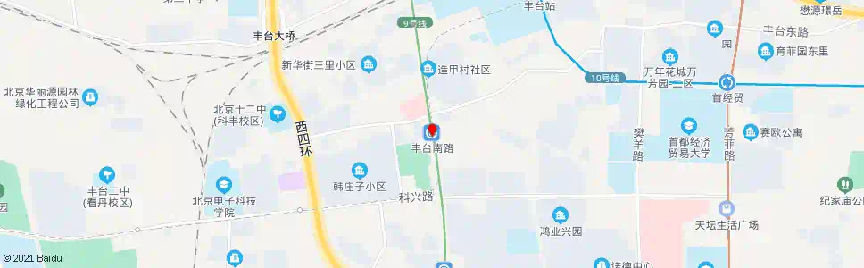 北京丰台南路站_公交站地图_北京公交_妙搜公交查询2025