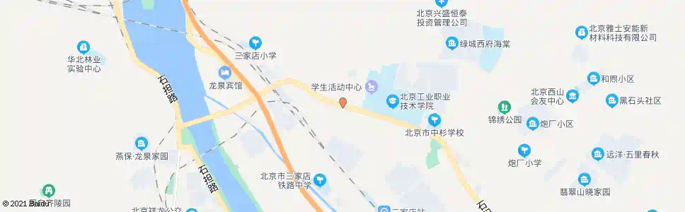 北京三家店东口_公交站地图_北京公交_妙搜公交查询2025