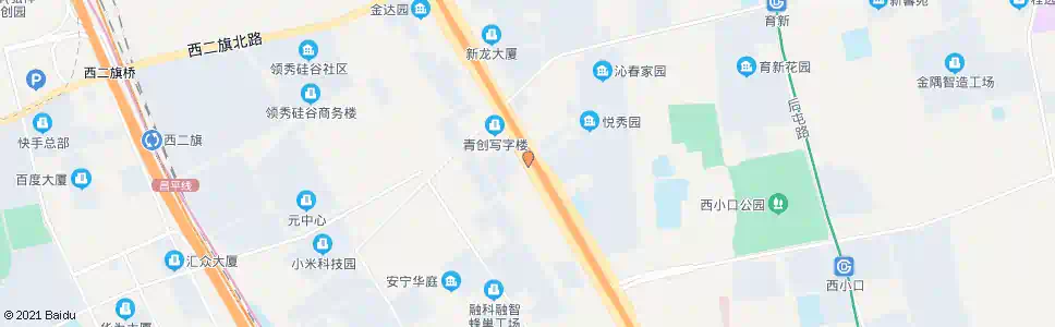 北京西三旗桥南_公交站地图_北京公交_妙搜公交查询2025