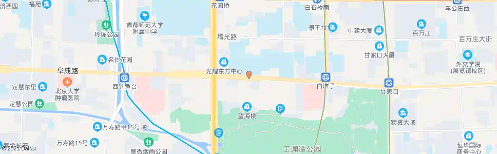 北京航天桥东_公交站地图_北京公交_妙搜公交查询2025