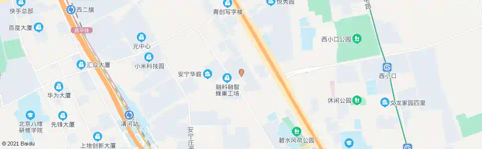 北京安宁庄小区_公交站地图_北京公交_妙搜公交查询2025
