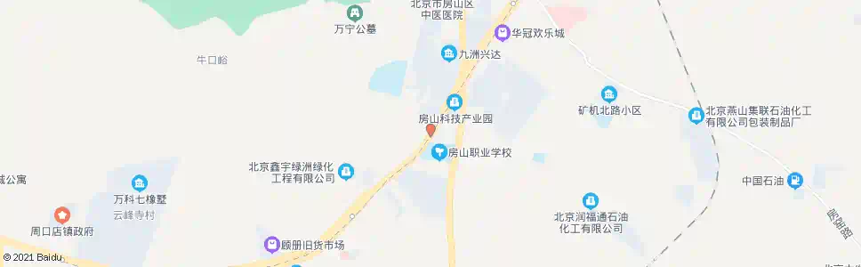 北京房山南关立交桥南_公交站地图_北京公交_妙搜公交查询2025